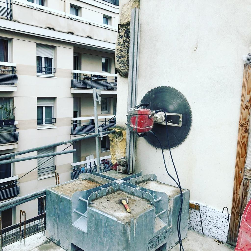 carottage sciage de beton